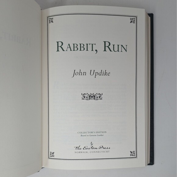 Rabbit, Run by John Updike Signed Edition Easton Press 1999 Leather Bound - Picture 2 of 11